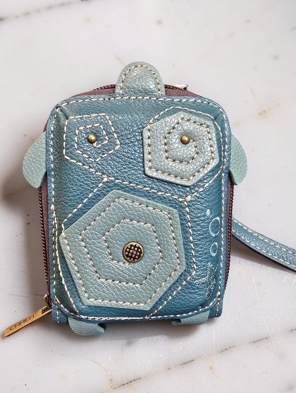 Chala RFID Turtle Wristlet Wallet Credit Card Organizer NWT - Picture 1 of 6